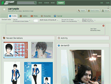 Tablet Screenshot of carryepie.deviantart.com