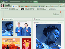 Tablet Screenshot of licieoic.deviantart.com
