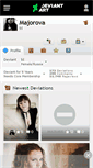 Mobile Screenshot of majorova.deviantart.com