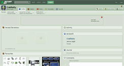 Desktop Screenshot of crabratty.deviantart.com
