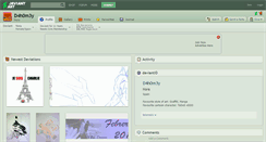 Desktop Screenshot of d4h0m3y.deviantart.com