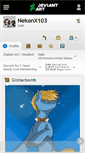 Mobile Screenshot of nekonx103.deviantart.com