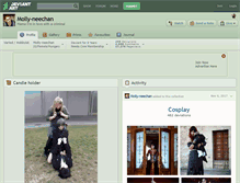 Tablet Screenshot of molly-neechan.deviantart.com