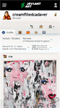 Mobile Screenshot of creamfilledcadaver.deviantart.com
