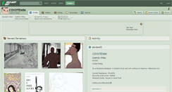 Desktop Screenshot of coyotewin.deviantart.com