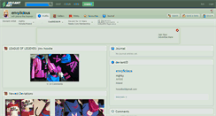Desktop Screenshot of envylicious.deviantart.com