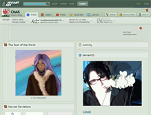 Tablet Screenshot of cmak.deviantart.com