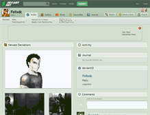 Tablet Screenshot of felixdc.deviantart.com