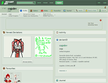 Tablet Screenshot of cogsdev.deviantart.com