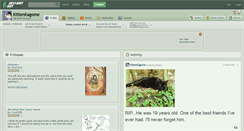 Desktop Screenshot of kittenkagome.deviantart.com