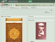Tablet Screenshot of eljioon.deviantart.com