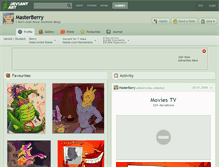 Tablet Screenshot of masterberry.deviantart.com