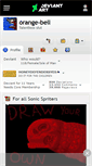 Mobile Screenshot of orange-bell.deviantart.com