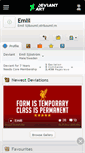 Mobile Screenshot of emlil.deviantart.com