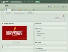 Tablet Screenshot of emlil.deviantart.com