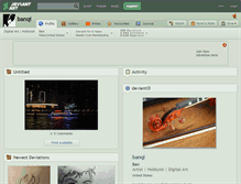 Tablet Screenshot of banqi.deviantart.com