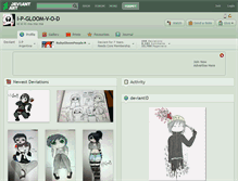 Tablet Screenshot of i-p-gloom-v-o-d.deviantart.com