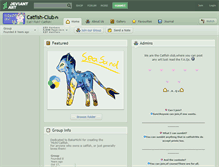 Tablet Screenshot of catfish-club.deviantart.com