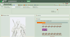 Desktop Screenshot of haruna-dosuji.deviantart.com