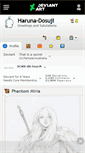 Mobile Screenshot of haruna-dosuji.deviantart.com