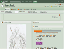 Tablet Screenshot of haruna-dosuji.deviantart.com