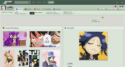 Desktop Screenshot of luffffy.deviantart.com