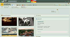 Desktop Screenshot of heelattitude.deviantart.com