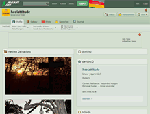 Tablet Screenshot of heelattitude.deviantart.com
