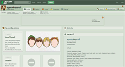 Desktop Screenshot of eyerockeyeroll.deviantart.com