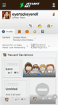 Mobile Screenshot of eyerockeyeroll.deviantart.com