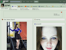 Tablet Screenshot of fairiegrl.deviantart.com