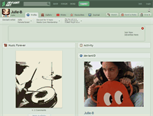 Tablet Screenshot of julie-b.deviantart.com