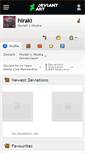 Mobile Screenshot of hiraki.deviantart.com