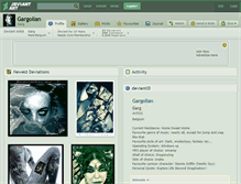 Tablet Screenshot of gargolian.deviantart.com