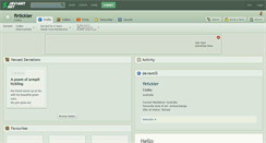 Desktop Screenshot of firtickler.deviantart.com