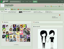 Tablet Screenshot of crazycousins.deviantart.com