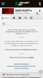 Mobile Screenshot of man-hunt.deviantart.com