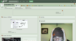 Desktop Screenshot of amandamac1992.deviantart.com