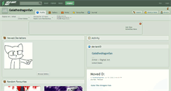 Desktop Screenshot of gaiathedragonfan.deviantart.com