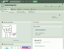 Tablet Screenshot of gaiathedragonfan.deviantart.com