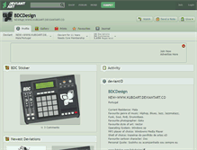 Tablet Screenshot of bdcdesign.deviantart.com