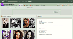 Desktop Screenshot of dancinghamham17.deviantart.com