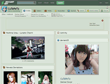 Tablet Screenshot of cutepetz.deviantart.com