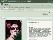 Tablet Screenshot of magrad.deviantart.com