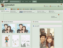 Tablet Screenshot of emotionality24.deviantart.com