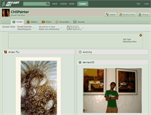 Tablet Screenshot of chilipainter.deviantart.com