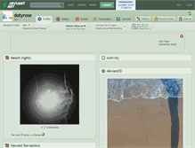 Tablet Screenshot of dotyrose.deviantart.com