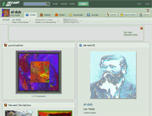 Tablet Screenshot of el-dub.deviantart.com
