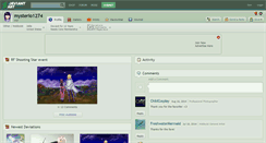 Desktop Screenshot of mysterio1274.deviantart.com