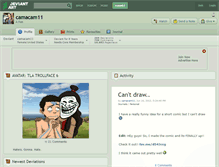 Tablet Screenshot of camacam11.deviantart.com